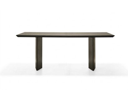 Elegáns étkezőasztal meleg bronzból modern otthonokhoz