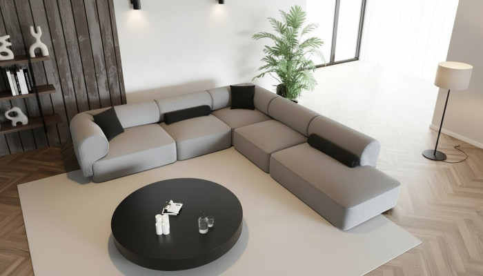 Modern és elegáns sarokkanapé a nappaliba