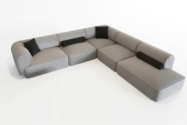 Modern és elegáns sarokkanapé a nappaliba