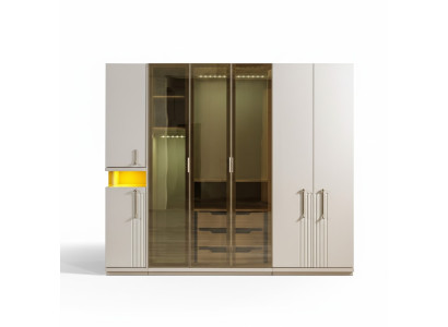 Modern szekrény 251 cm hálószobához