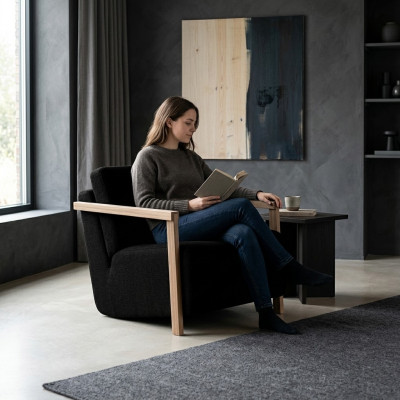 Elegáns fotel klasszikus modern dizájnnal és kényelemmel