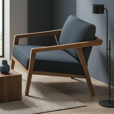 Elegáns és minimalista fotel. Kényelmes. Modern.