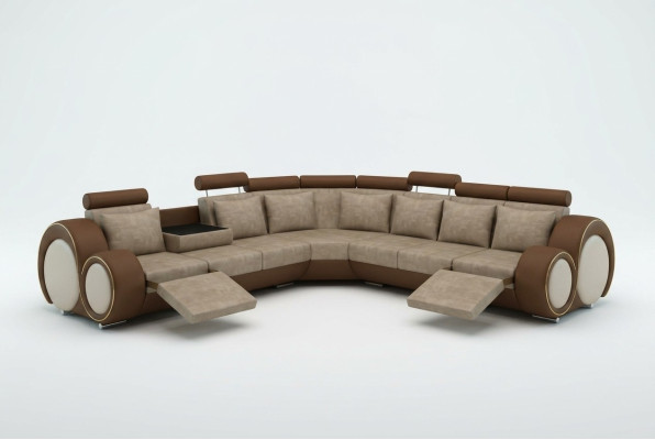 TEXTIL SOFA DESIGNERSOFA COUCH ECKSOFA WOHNLANDSCHAFT ECK NEU GARNITUR LEDER !!!