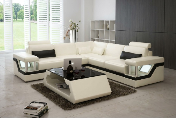 Ecksofa Wohnlandschaft XXL Big Couch Polster Garnitur Eck Couchen U Form Sofas