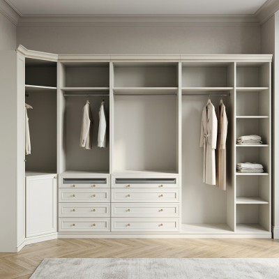 Element Model V2D-10 für Begehbarer Schrank Kleiderschrank Italienische Möbel