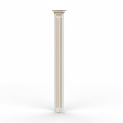 Ecksäule Säule Holzsäule Eck Abschluss Element Säulen Verona V-Eckpfeiler