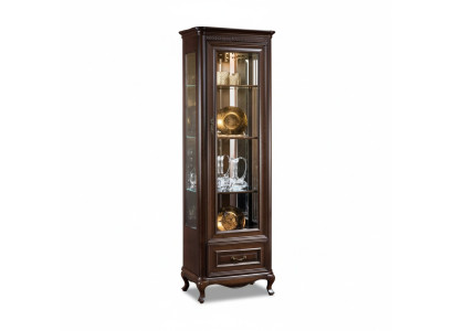 Klassische Vitrine Schrank Wohnzimmer Vitrinenschrank Vitrinen Neu VW1/2 Vitrine