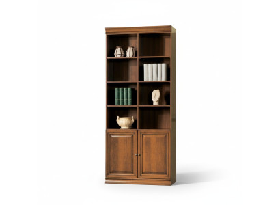 Klassische Schrank Bücherschrank Bücherregal Vitrine Vitrinenschrank Model SE-3