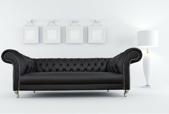 Chesterfield Sofa Polster Designer Couchen Sofas Garnitur Textil Stoff Textil 19