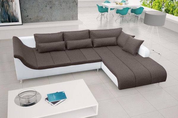 Sofa Designer Garnitur Ecksofa Couch Polster Ecke Sofas Textil Wohnlandschaft
