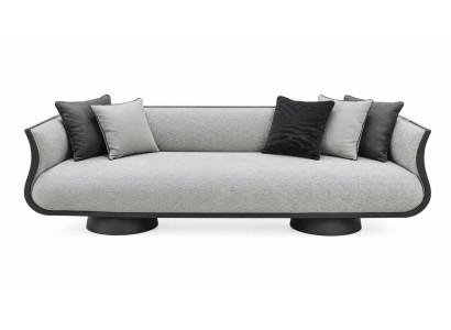Wohnzimmer Grau Sofa 3 Sitzer Luxuriöses Polstersofa Modern Dreisitzer Couch