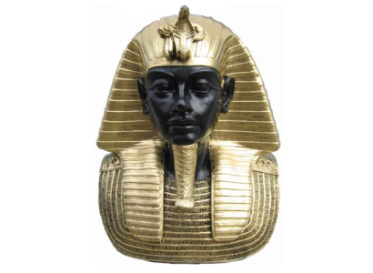 Ägyptischer  Pharao Büste  aus Kunststoff, Höhe 29 cm