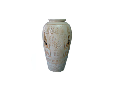 Ägypten Vase Deko Figur Statue Skulptur 40 cm Figuren Statuen Skulpturen (C36)