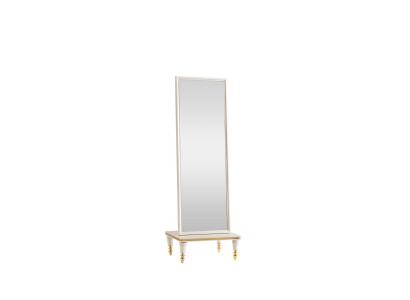Spiegel Weiß Schlafzimmer Modern Stehspiegel Metall Elegantes Standspiegel Neu