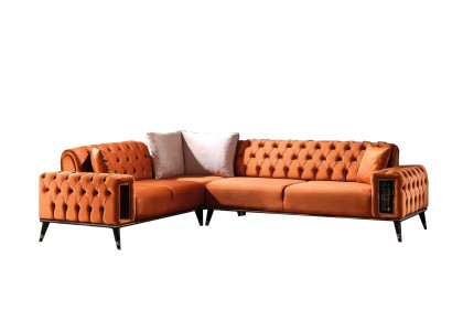 Wohnzimmer Ecksofa L-form Wohnlandschaft Eckcouch Luxus Modernes Stil Möbel