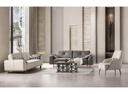Sofagarnitur Polster Couch Sitzgarnitur Couchen Sofa Möbel Einrichtung 3+3+1